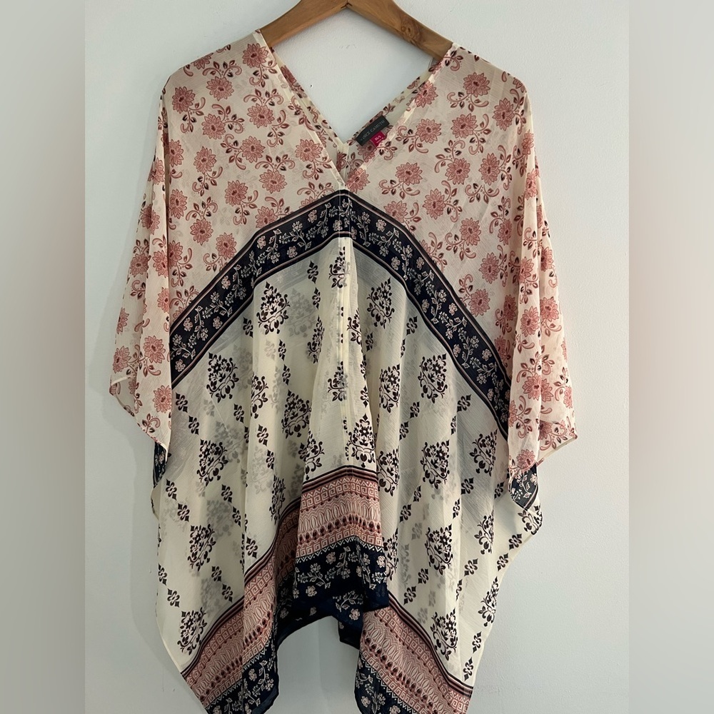 Vince Camuto Poncho Tunic Top Cover up Size XS